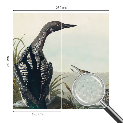 3D tapeta Vtáky nad vodou