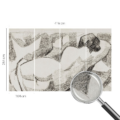 Fototapeta do detskej izby Ležiaca postava