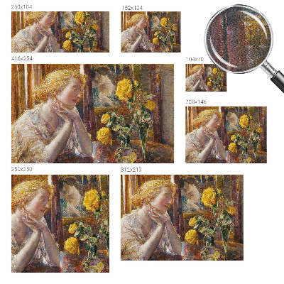 Tapeta do detskej izby Žena s ružami