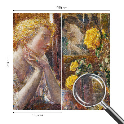 Tapeta do detskej izby Žena s ružami