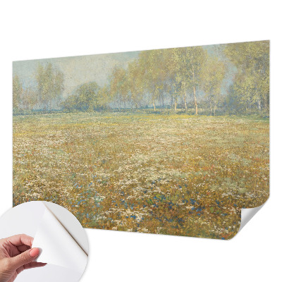 Fototapeta pre chlapca s motívom kvitnúceho poľa
