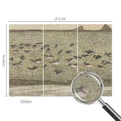 Moderná tapeta na stenu Vtáčí pokoj