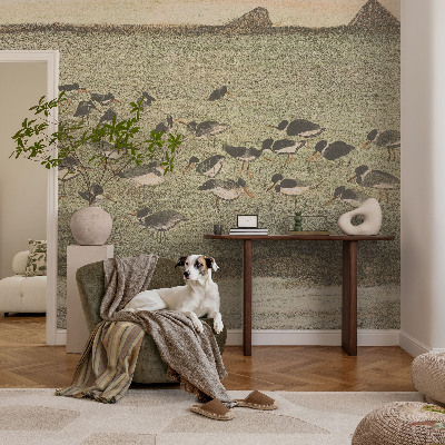 Moderná tapeta na stenu Vtáčí pokoj