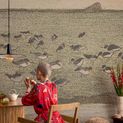 Moderná tapeta na stenu Vtáčí pokoj