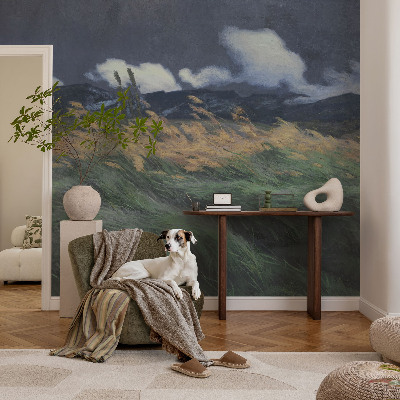 Samolepiaca tapeta Povyfúkané trávy