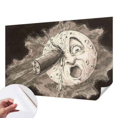 Samolepiaca fototapeta do detskej izby Kozmická zrážka