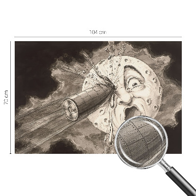 Samolepiaca fototapeta do detskej izby Kozmická zrážka