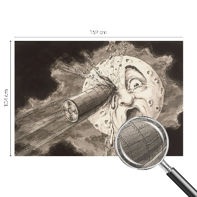 Samolepiaca fototapeta do detskej izby Kozmická zrážka