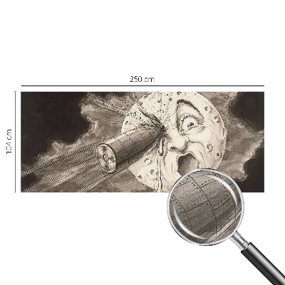 Samolepiaca fototapeta do detskej izby Kozmická zrážka