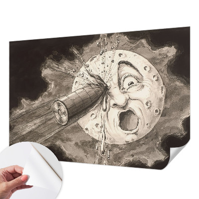 Samolepiaca fototapeta do detskej izby Kozmická zrážka