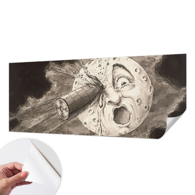 Samolepiaca fototapeta do detskej izby Kozmická zrážka