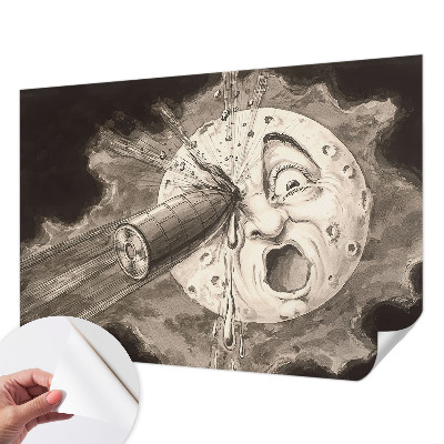 Samolepiaca fototapeta do detskej izby Kozmická zrážka