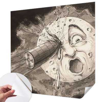 Samolepiaca fototapeta do detskej izby Kozmická zrážka