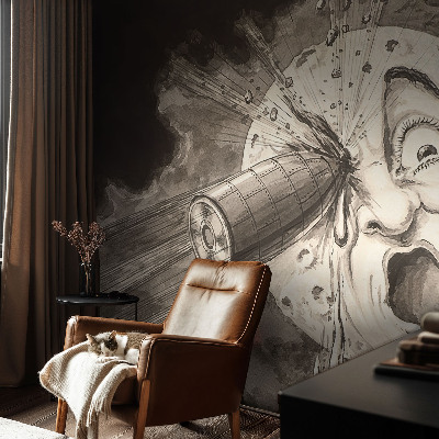 Samolepiaca fototapeta do detskej izby Kozmická zrážka