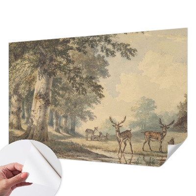 3D tapeta na stenu Lesný pokoj