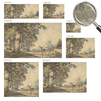 3D tapeta na stenu Lesný pokoj