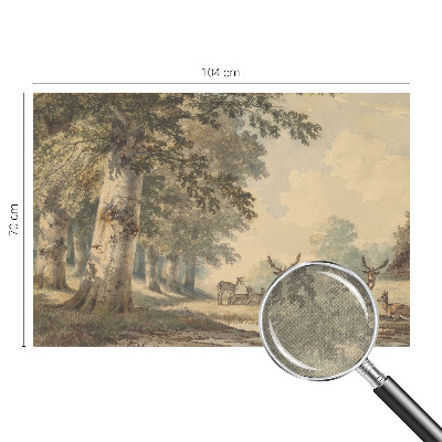 3D tapeta na stenu Lesný pokoj