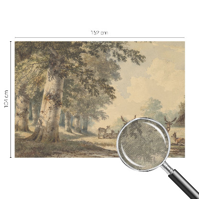 3D tapeta na stenu Lesný pokoj