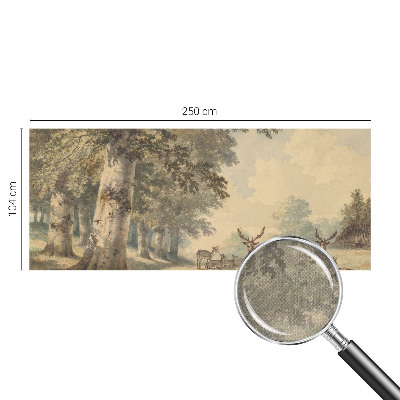 3D tapeta na stenu Lesný pokoj