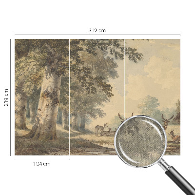 3D tapeta na stenu Lesný pokoj