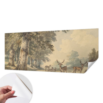 3D tapeta na stenu Lesný pokoj