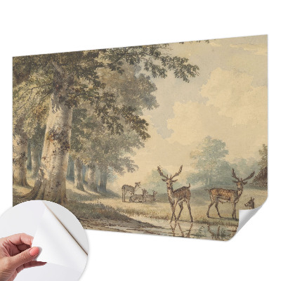 3D tapeta na stenu Lesný pokoj