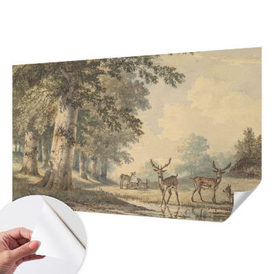 3D tapeta na stenu Lesný pokoj