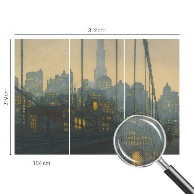 Moderná tapeta na stenu Večerná panoráma