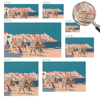 Fototapeta do detskej izby Ťavia karavána