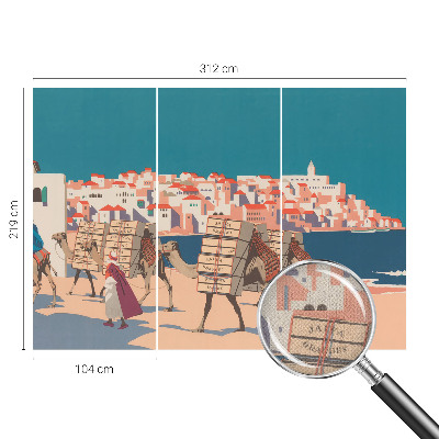 Fototapeta do detskej izby Ťavia karavána