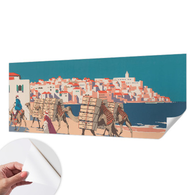 Fototapeta do detskej izby Ťavia karavána