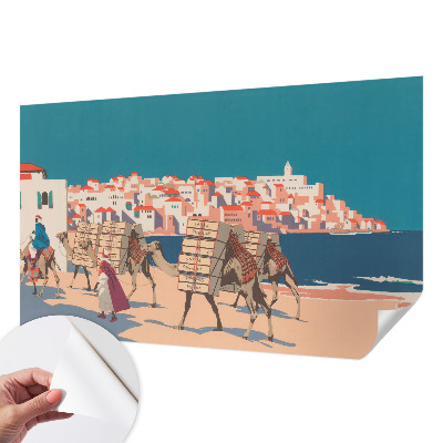 Fototapeta do detskej izby Ťavia karavána