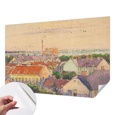 Fotografická tapeta do detskej izby Mestské strechy