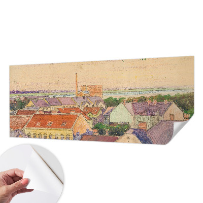 Fotografická tapeta do detskej izby Mestské strechy