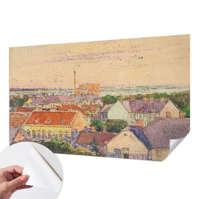 Fotografická tapeta do detskej izby Mestské strechy