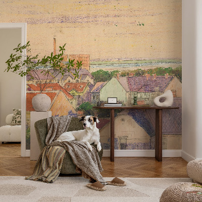 Fotografická tapeta do detskej izby Mestské strechy