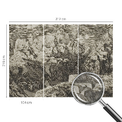 Detská tapeta Horská scenéria