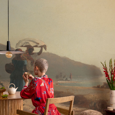 Moderná tapeta na stenu Prechádzka pri mori