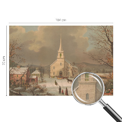 Tapety na stenu samolepiace Zimná krajina