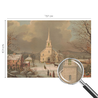 Tapety na stenu samolepiace Zimná krajina