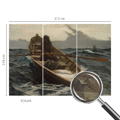 Fotografická tapeta samolepiaca Rybár na mori