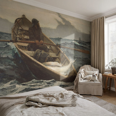 Fotografická tapeta samolepiaca Rybár na mori