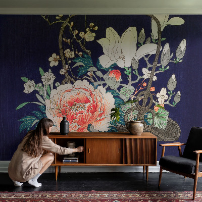 3D fototapeta Kvetinový košík