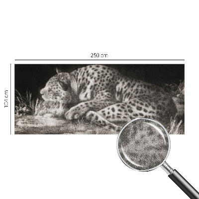 Detská fototapeta na stenu Leopard odpočíva