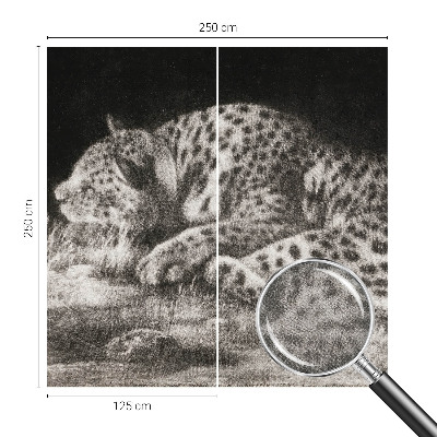 Detská fototapeta na stenu Leopard odpočíva