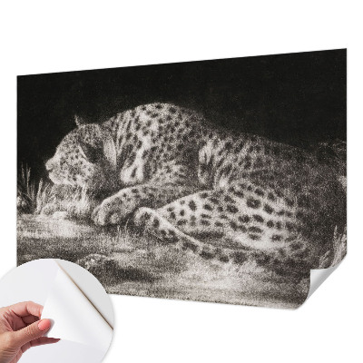 Detská fototapeta na stenu Leopard odpočíva