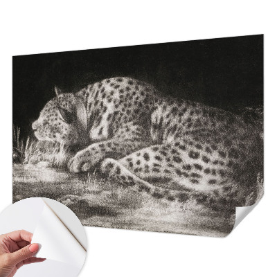 Detská fototapeta na stenu Leopard odpočíva