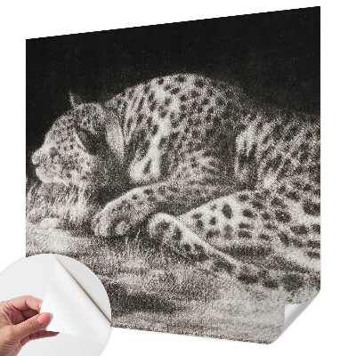 Detská fototapeta na stenu Leopard odpočíva