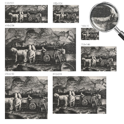 Fotografická tapeta do detskej izby Dedinská scéna