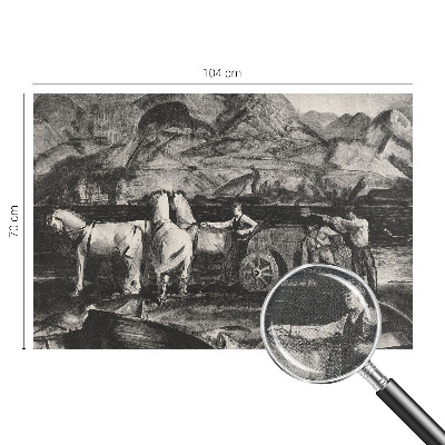 Fotografická tapeta do detskej izby Dedinská scéna